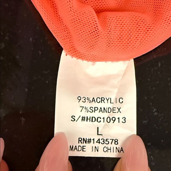 Hot & Delicious Neon Coral Ruched Two-Piece Set | Long Sleeve Crop Top &  Skirt - Picture 12 of 12